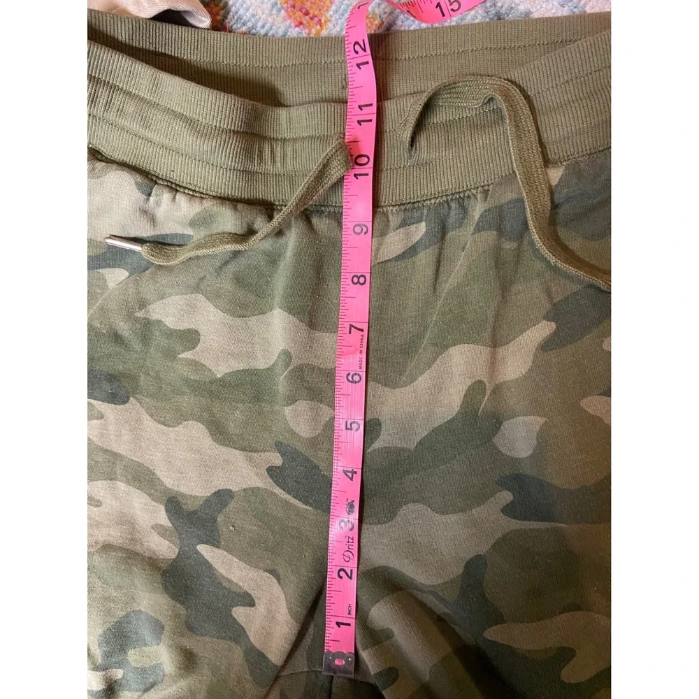 Old Navy Camo Sweatshirt Joggers Matching Set Green Camouflage Women's S Tall